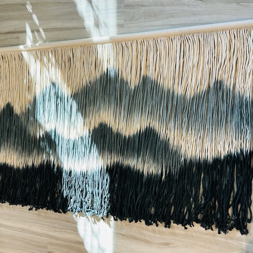 Hanging Denim Color Scheme Tapestry Home Decor Large 57” x 33.5”